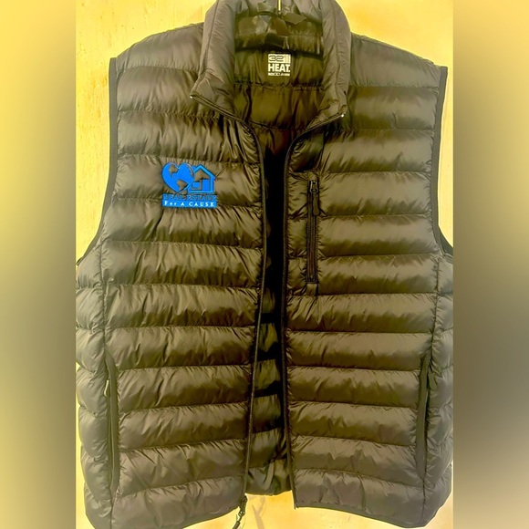 32 Degrees Other - 32 warm puffer vest, brand new w/ tag, embroidered supporting a good cause $10